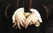 Hans holbein the younger Christina of Denmark oil painting